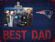 New England Patriots Best Dad Clip Frame