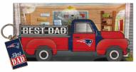 New England Patriots Best Dad Key Chain Combo Set