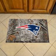 New England Patriots Camo Scraper Door Mat