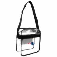 New England Patriots Clear Crossbody Carry-All Bag