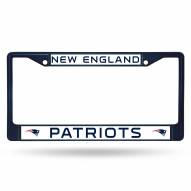 New England Patriots Color Metal License Plate Frame