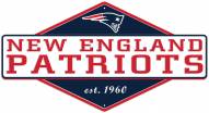 New England Patriots Diamond Panel Metal Sign