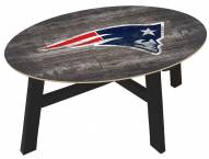 New England Patriots Distressed Wood Coffee Table