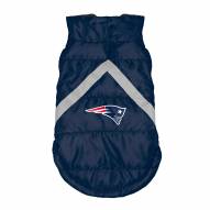 New England Patriots Dog Puffer Vest