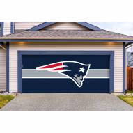 New England Patriots Double Garage Door Cover