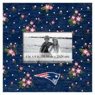 New England Patriots Floral 10" x 10" Picture Frame