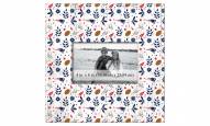 New England Patriots Floral Pattern 10" x 10" Picture Frame
