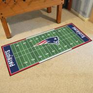 New England Patriots Football Field Runner Rug