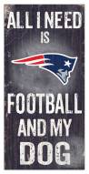 New England Patriots Football & My Dog Sign
