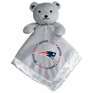 New England Patriots Gray Infant Bear Security Blanket