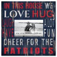 New England Patriots In This House 10" x 10" Picture Frame
