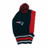 New England Patriots Knit Dog Hat