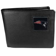 New England Patriots Leather Bi-fold Wallet in Gift Box