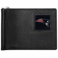 New England Patriots Leather Bill Clip Wallet