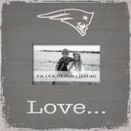New England Patriots Love Picture Frame