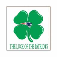 New England Patriots Luck of the Team 10" x 10" Sign