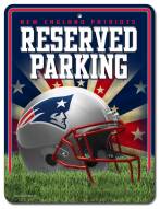 New England Patriots Metal Parking Sign