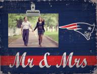 New England Patriots Mr. & Mrs. Clip Frame