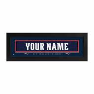 New England Patriots Name Plate Custom Print