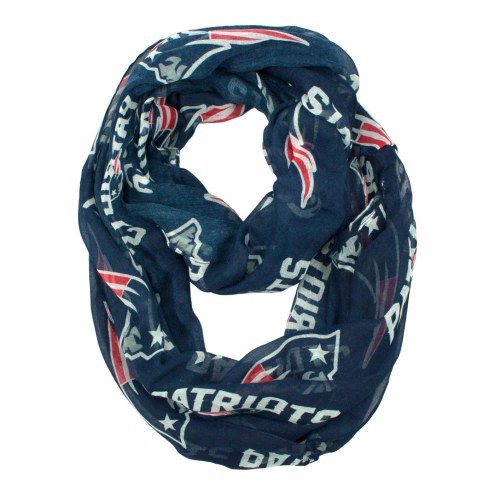 New England Patriots NFL Sheer Infinity Scarf