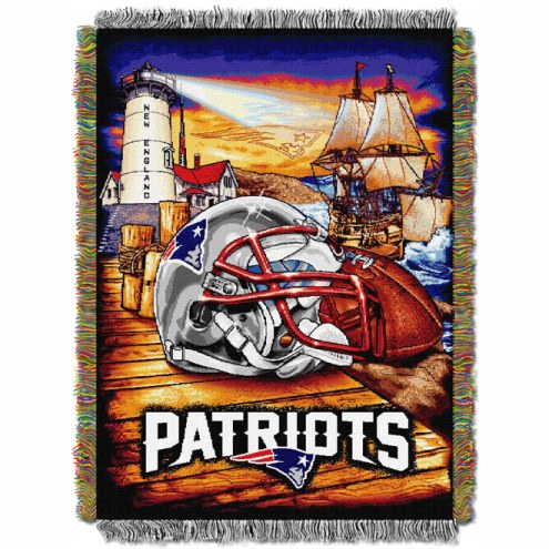 New England Patriots NFL Woven Tapestry Throw