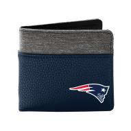 New England Patriots Pebble Bi-Fold Wallet