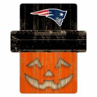 New England Patriots Pumpkin Cutout with Stake