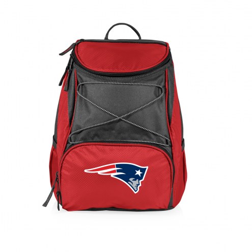 New England Patriots Red PTX Backpack Cooler