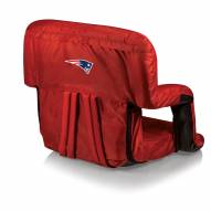 New England Patriots Red Ventura Portable Outdoor Recliner
