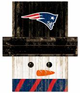 New England Patriots Snowman Head Sign