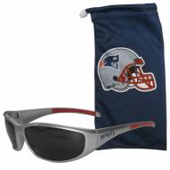 New England Patriots Sunglasses and Bag Set