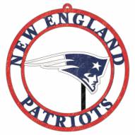 New England Patriots Team Logo Cutout Door Hanger