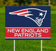 New England Patriots Team Name Yard Sign