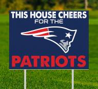 New England Patriots This House Cheers for Yard Sign