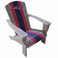 New England Patriots Wooden Adirondack Chair