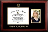New Hampshire Wildcats Gold Embossed Diploma Frame with Portrait