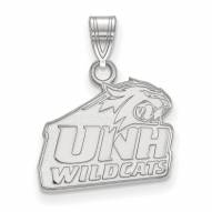New Hampshire Wildcats Sterling Silver Small Pendant