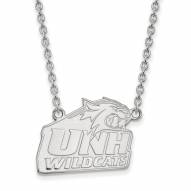 New Hampshire Wildcats Sterling Silver Large Pendant Necklace