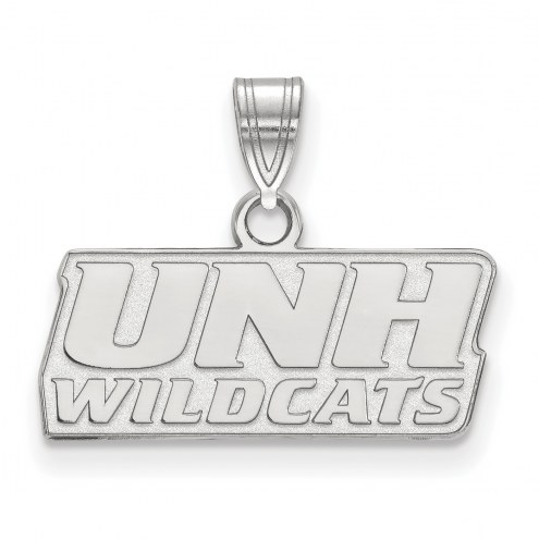 New Hampshire Wildcats Sterling Silver Small Pendant