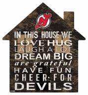 New Jersey Devils 12" House Sign
