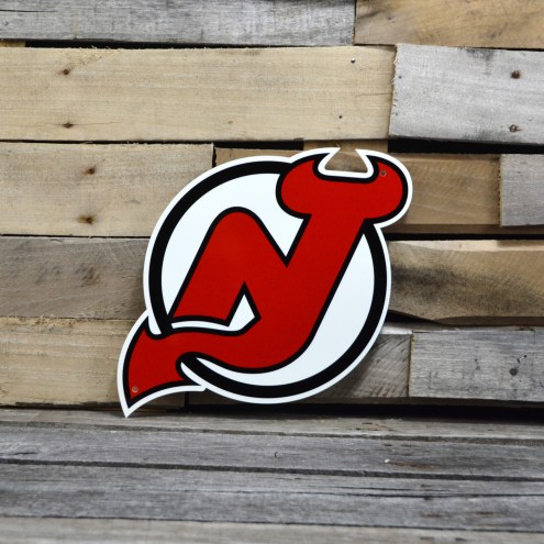 New Jersey Devils 12&quot; Steel Logo Sign