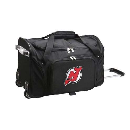 New Jersey Devils 22&quot; Rolling Duffle Bag