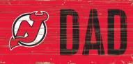 New Jersey Devils 6" x 12" Dad Sign