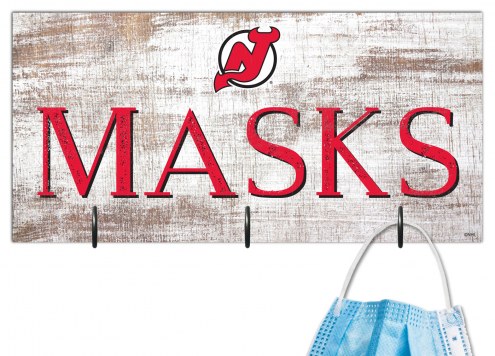 New Jersey Devils 6&quot; x 12&quot; Mask Holder