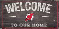 New Jersey Devils 6" x 12" Welcome Sign