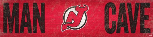 New Jersey Devils 6&quot; x 24&quot; Man Cave Sign
