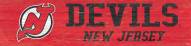 New Jersey Devils 6" x 24" Team Name Sign