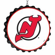 New Jersey Devils Bottle Cap Dangler