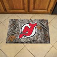 New Jersey Devils Camo Scraper Door Mat