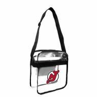 New Jersey Devils Clear Crossbody Carry-All Bag